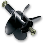 Vortex aluminum 4 blade boat prop